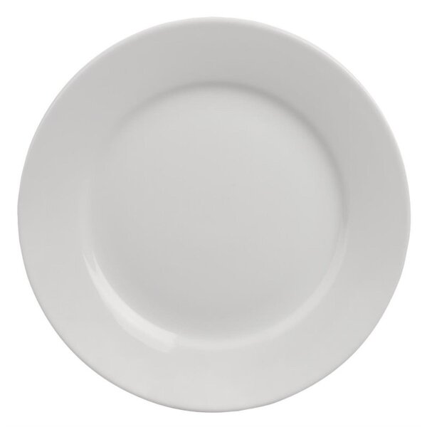 Teller Olympia Athena | rund | breiter Rand | 28cm | 12 Teller | Porzellan