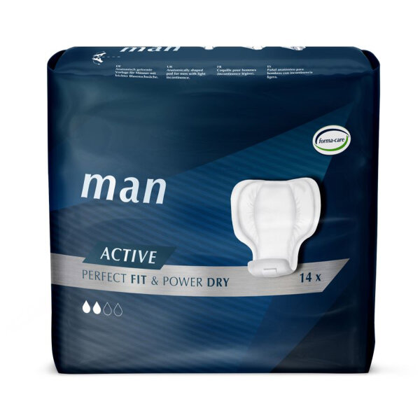forma-care man active 2 - 216 Inkontinenzeinlagen - Vorlagen