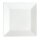 Olympia Whiteware quadratische Teller - 25cm - 12 Stück