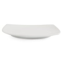 Olympia Whiteware abgerundete quadratische Teller -...