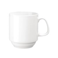 Olympia Whiteware stapelbare Kaffeebecher - 28,4cl - 24...