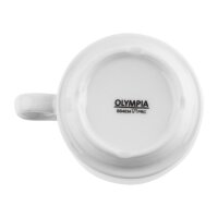 Olympia Whiteware stapelbare Espressotassen - 85ml - 24 Tassen
