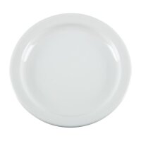 Olympia Whiteware Teller mit schmalem Rand - 18cm - 24...