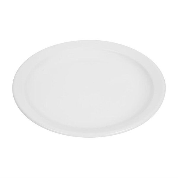 Olympia Whiteware Teller mit schmalem Rand - 25cm - 24 Teller