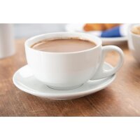 Olympia Whiteware Cappuccinotassen + Untertassen - 28,4cl...