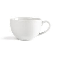 Olympia Whiteware elegante Tassen + Untertassen - 23cl -...