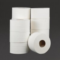 Toilettenpapier Mini Jumbo von Jantex - 2 lagig - 12 Rollen - Jumborollen