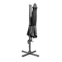 Bolero Venedig Heavy Duty Sonnenschirm - 3.5m - Schwarz