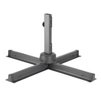 Bolero Venice Hochleistungs-Sonnenschirm - cremefarben - 3.5m