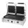 Buffalo Bistro Doppelkontakt-Grill | 2,9 kW | Flache & gerippte obere Platten