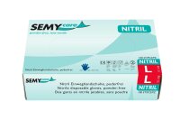 SemyCare Nitril-Einweghandschuhe - blau - puderfrei -...