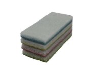 JUWEX - Handpad - 250 x 115 mm - rechteckig - 10 Pads - feine Körnung