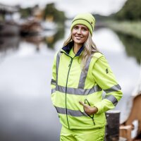 Nitras Motion Tex Fleecejacke | Gr. XS - 5XL | gelb | abnehmbare Ärmel | Warnschutzjacke