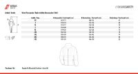 Nitras Motion Tex Fleecejacke | Gr. XS - 5XL | orange | abnehmbare Ärmel | Warnschutz