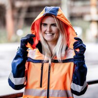 Nitras Warnschutz Softshelljacke | Gr. XS - 5XL | orange | Warnschutzjacke