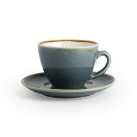 Olympia Kiln Cappuccinotassen + Untertassen Ozean | 23cl...