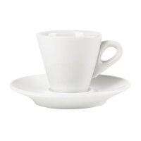 Olympia Whiteware Espressotassen + Untertassen - 6cl - 12...