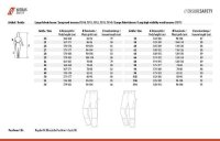 Nitras Motion Tex Viz lange Warnschutz-Arbeitshose | orange | Gr. 62