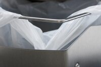Wings Abfallbehälter - 56 L - Edelstahl - Mülleimer - offen o. geschlossen