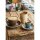 Olympia Kiln Cappuccinotassen + Untertassen Sandstein | 23cl | 6 Sets