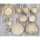 Olympia Kiln Cappuccinotassen + Untertassen Sandstein | 23cl | 6 Sets