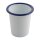 Olympia emaillierte Becher - weiß-blau - 31cl - 12 Becher