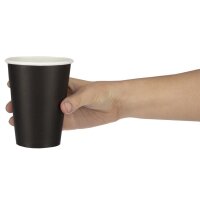 Fiesta Einwandige Heißgetränkebecher - schwarz - 455ml - 2000 Kaffeebecher