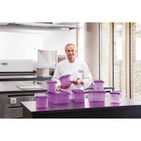 Araven GN1/6 Lebensmittelbehälter aus Silikon - 2,6L...