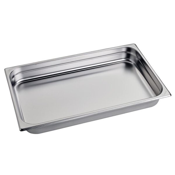 Gastro M Edelstahl Gastronorm-Behälter 1/1GN incl. Deckel - 65mm - 3 Behälter