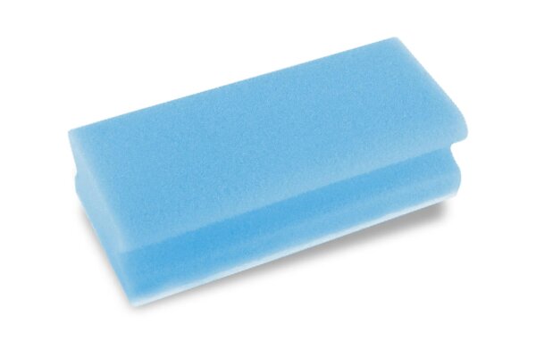 Funny Griffschwamm - blau / weiß - für empfindliche Flächen - 100 Schwämme