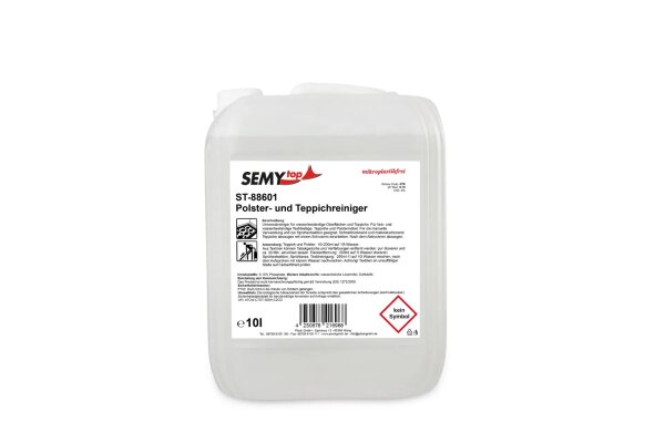 SemyTop Polster- und Teppichreiniger - 10L - materialschonend + schnelltrocknend