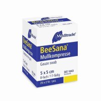 BeeSana Mullkompressen - steril - saugfähig - 8 -...