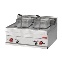 Gastro M Doppelfritteuse 65/70FRE - 2 x 10L - Elektrische...