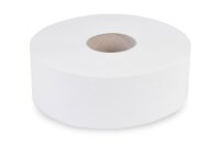 Jumbo Toilettenpapier SEMYtop - 2- lagig - hochweiß - 6 Rollen
