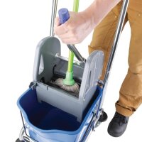 Jantex Deluxe Moppeimer mit Mopppresse - 24L - Reinigungswagen