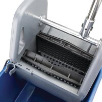 Jantex Deluxe Moppeimer mit Mopppresse - 24L - Reinigungswagen