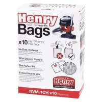 10 Staubsaugerbeutel für Numatic Henry Staubsauger HVR200