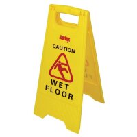 Jantex Warnschild "Wet floor" - Kunststoff - 64...