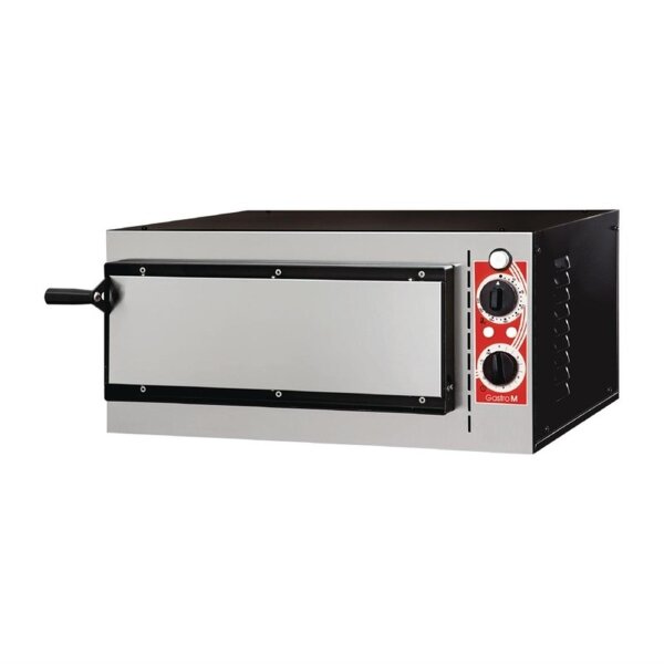 Gastro M Pisa Pizzaofen 1 Kammer | Edelstahl | 28(H) x 56,8(B) x 50(T)cm