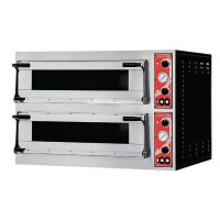 Gastro M Milan 2 Pizzaofen 2 Kammern | Edelstahl