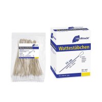 Wattestäbchen - 15 cm - Holzgriff - unsteril - versch. Ausführungen