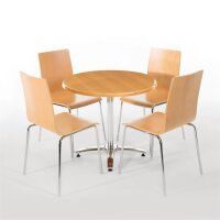 4 Bolero Esszimmerstühle Buchenfurnier - verschiedene Farben