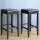 2 Bolero Barhocker | Kunstleder | dunkelbraun
