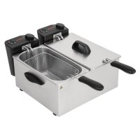 Caterlite Doppelfritteuse - 2 x 3,5L -  2KW - Edelstahlgehäuse