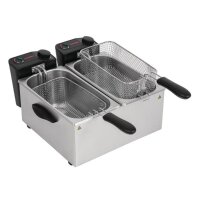 Caterlite Doppelfritteuse - 2 x 3,5L -  2KW - Edelstahlgehäuse