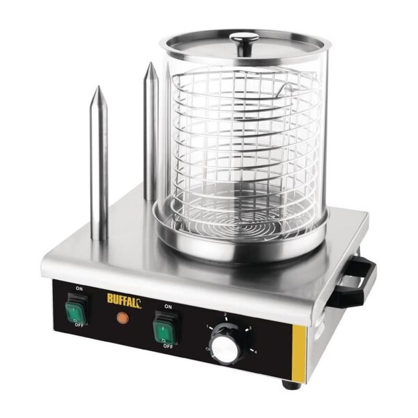 Buffalo Hotdoggerät mit 2 Heizstangen  - 550 W - 37(H) x 41(B) x 34(T)cm