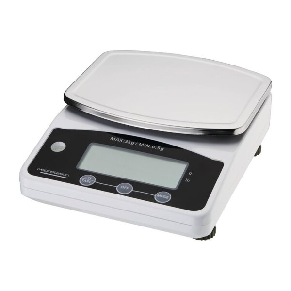 Vogue Weighstation digitale Plattformwaage 6kg | Edelstahl
