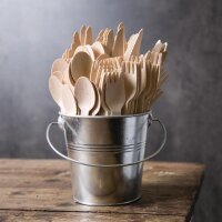 1000 Messer | Fiesta Green Einweg Holzbesteck | Biologisch abbaubar