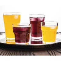 12 Olympia Orleans halbgetafelte Tumbler 20cl - Glas - Wassergläser