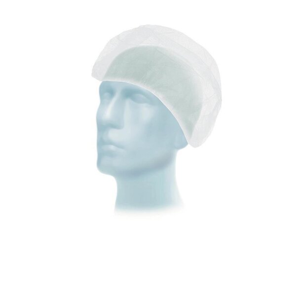 1000 Suavel Astrid XL -  60 cm - Schutzhauben - weiß oder grün - Baretthauben